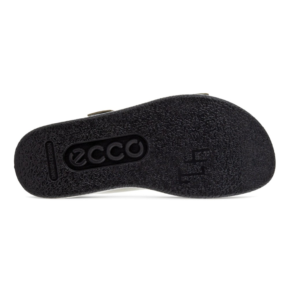 ECCO Mens Slides Grey - Flowt Lx - KWO-769352